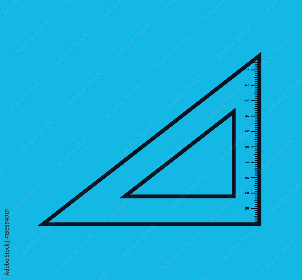 rules school supply icon vector illustration design rules school supply icon vector illustration design