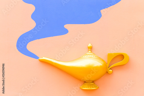 golden magic lamp