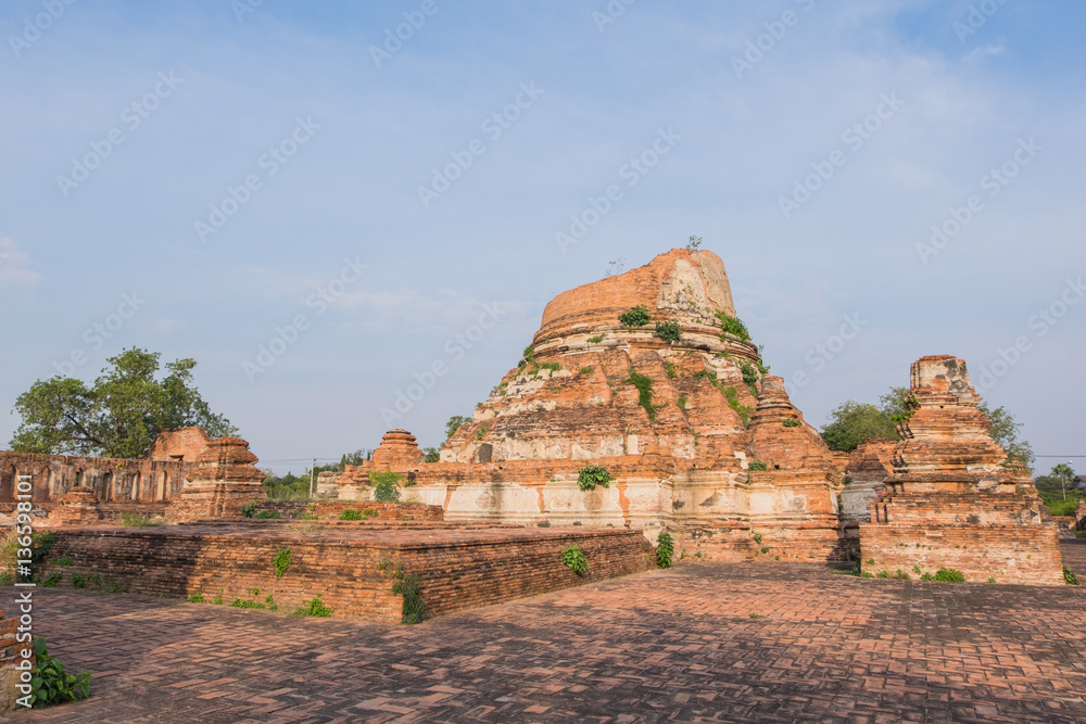 Wat Maheyong, the historical Park of Ayutthaya, Phra Nakhon Si A