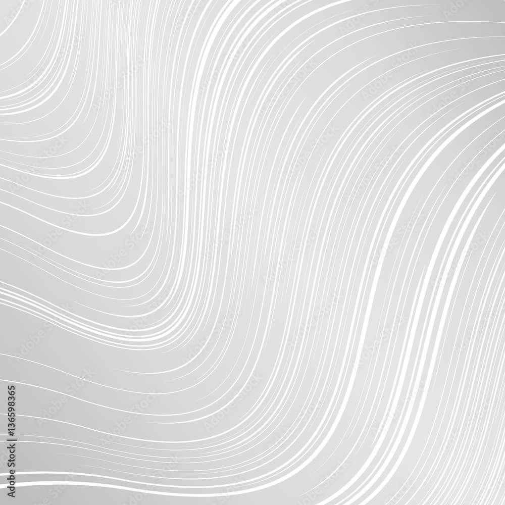 Abstract pattern of the plurality of distorted lines on a white Abstract pattern of the plurality of distorted lines on a white