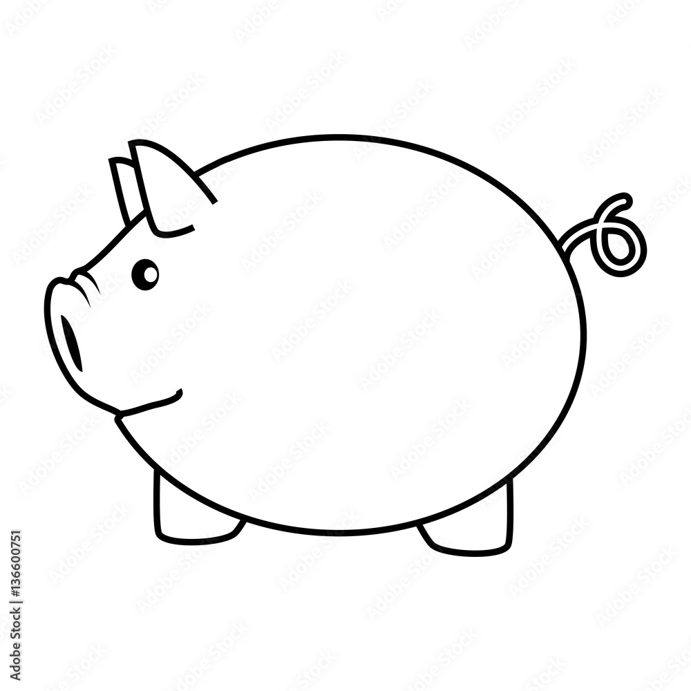 piggy animal farm icon vector illustration design piggy animal farm icon vector illustration design