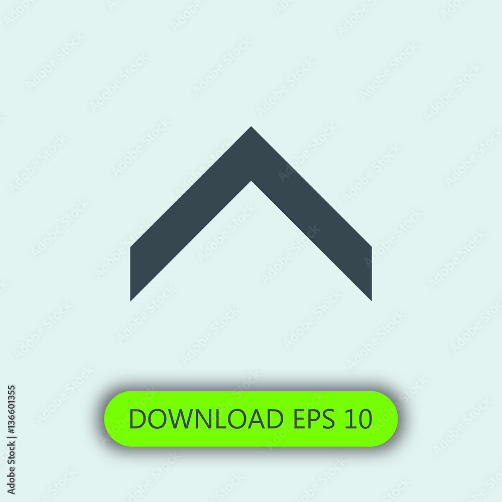 Up arrow icon vector Up arrow icon vector