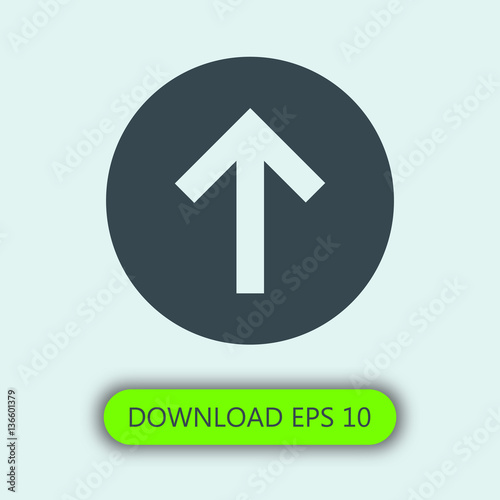 Free Download Up arrow icon vector - GFXLoad