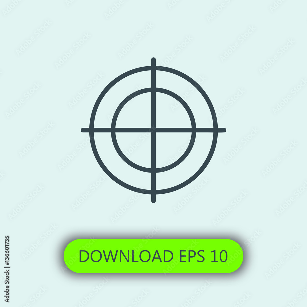 Target icon vector Target icon vector