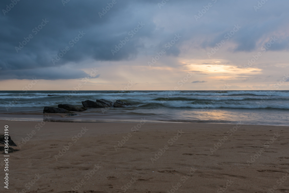 Gewitter am Strand