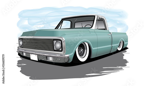 lowered truck