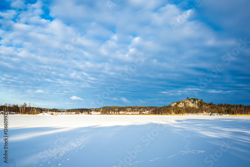 Sunny winter in Karelia