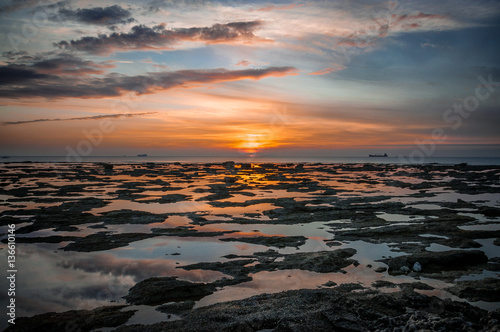 Tramonto Mare Livorno Scogli Toscana Viaggi