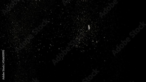 Falling Debris In Slow Motion