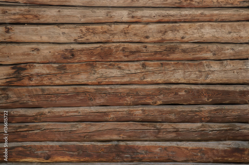 Old fir wood board