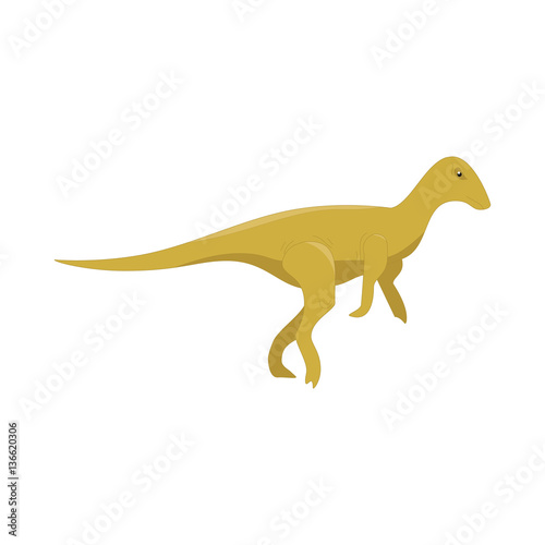 Dinosaur cartoon cute funny monster. Cartoon dinosaurs character animal. Comic dinosaurs kids for game app. Vector ui sign