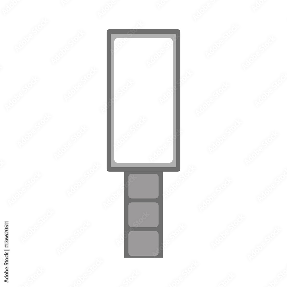 Blank big billboard. Mockup for your advertisement and design Blank big billboard. Mockup for your advertisement and design