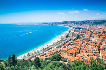 Fotobehang Nice Côte d'Azur in Zuid-Frankrijk  © Michal Ludwiczak