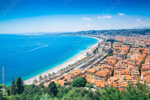 Beautiful Cote d'Azur in France photo