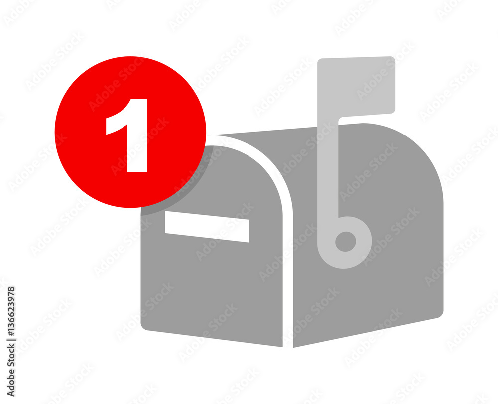 Mailbox. Vector Illustration Of A Mailbox As A Computer Icon