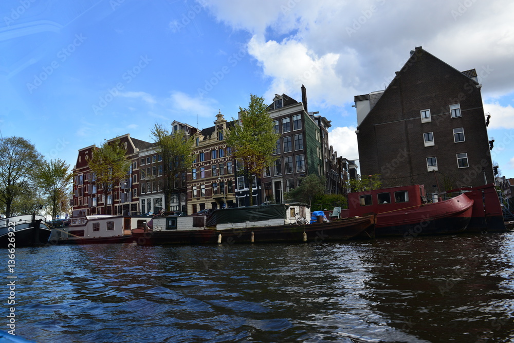アムステルダムの運河巡り