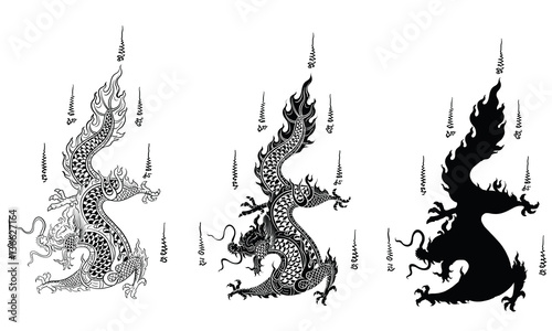 thai traditional tattoo, yantra