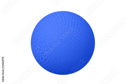 Blue Dodge ball