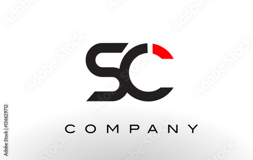 SC Logo.  Letter Design Vector.