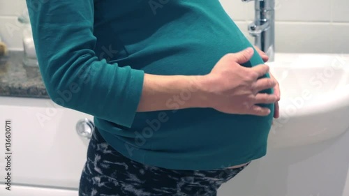 Pregnant Women's Tummy photo