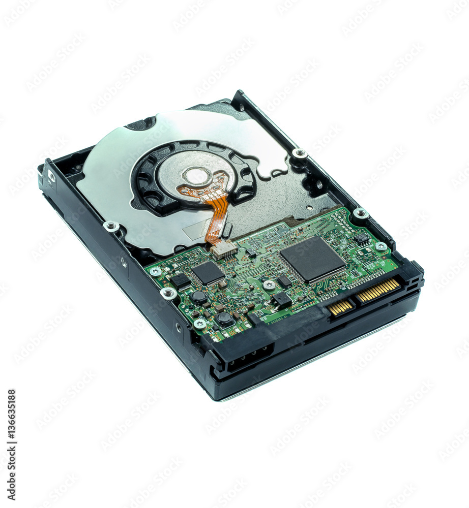 harddisk isolated on white background harddisk isolated on white background