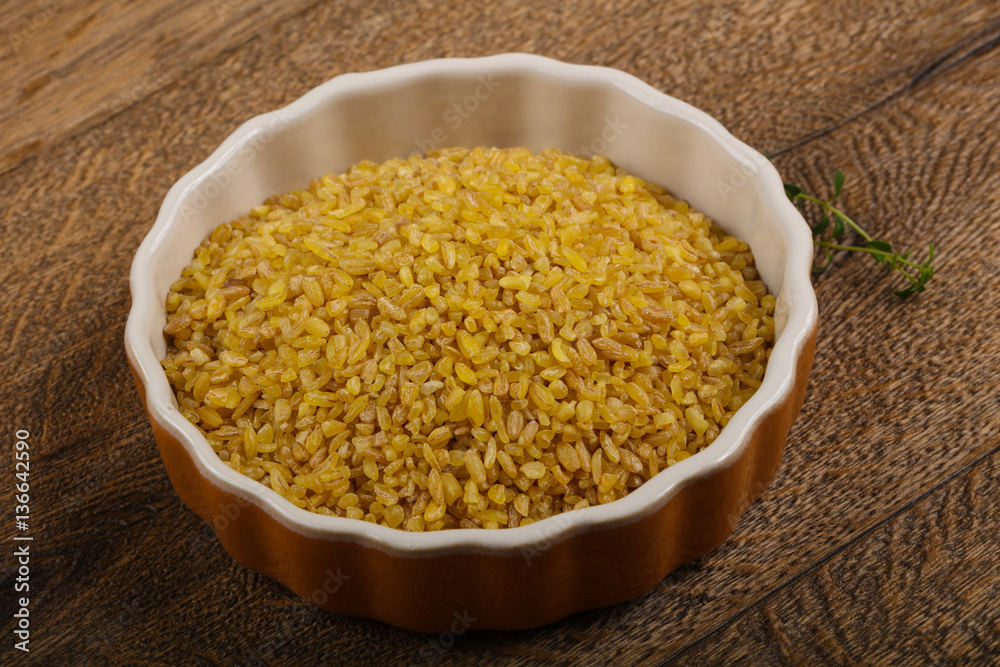 Raw bulgur Raw bulgur