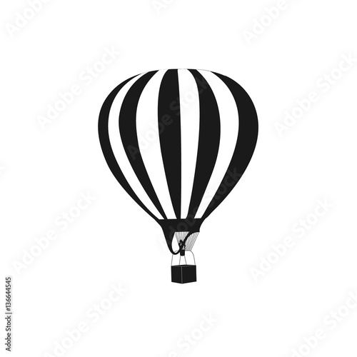 air balloon icon. vector
