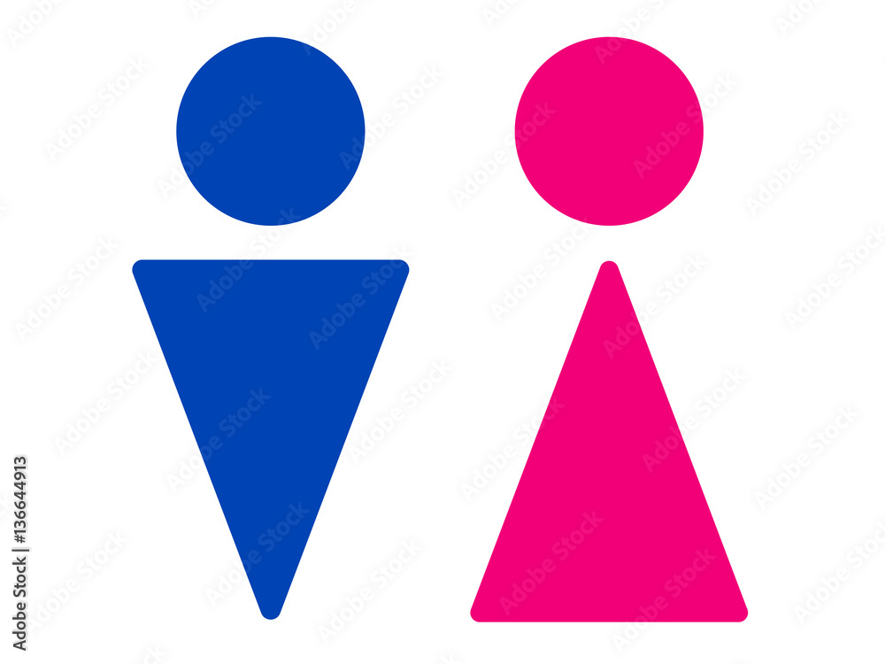 トイレマーク Stock ベクター Adobe Stock