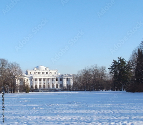 Winter park. Architecture, Palace.