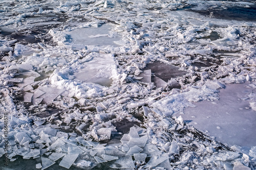 Broken ice landscape