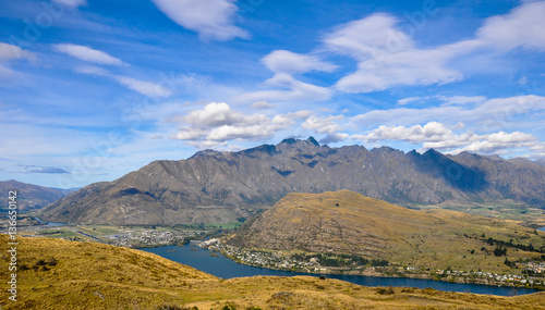 Panoramic View of New Zealand Queenstown 