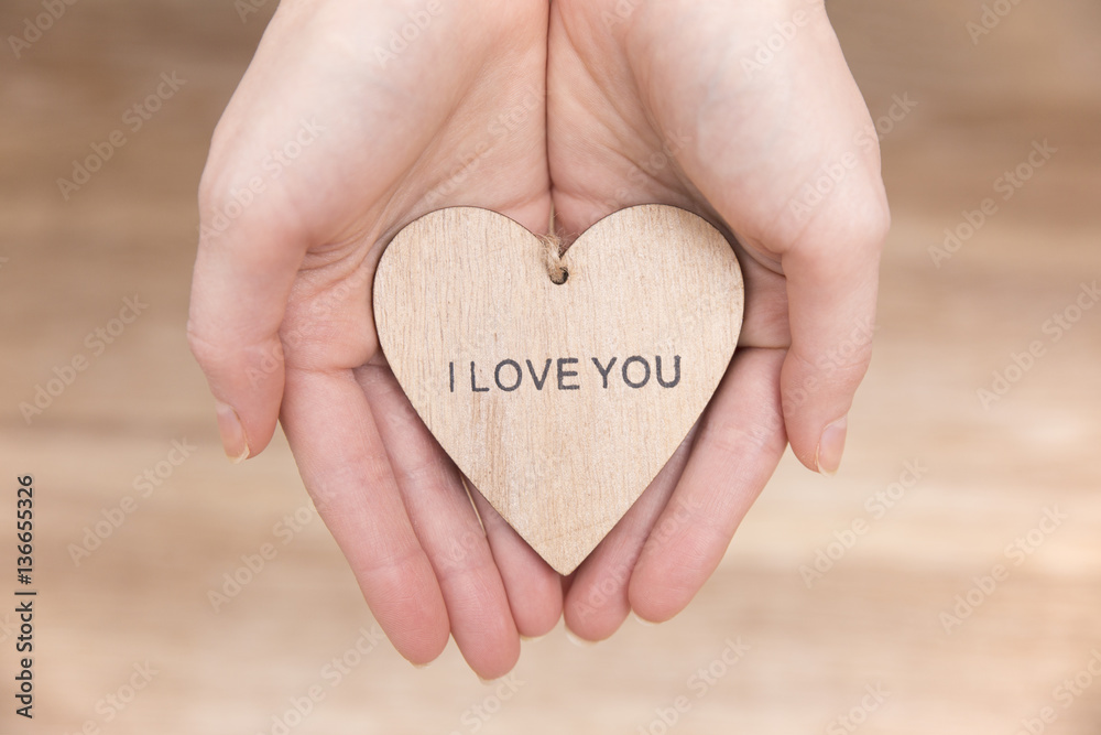 Fototapeta premium heart in hand