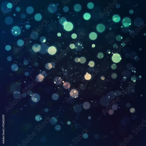 Abstract Holiday Background bokeh effect