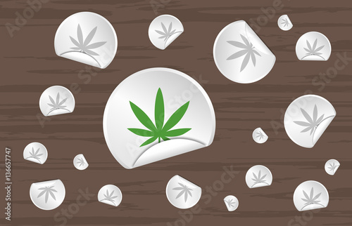 Cannabis - Hanf - Sticker