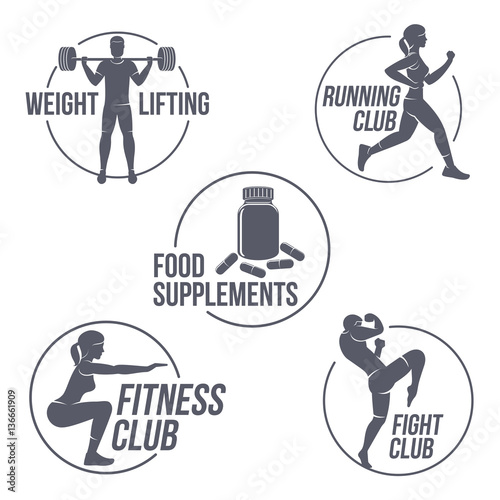 Aerobic workout logo