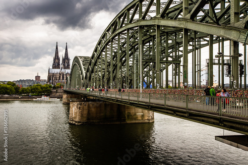Cologne Cathedral and Hohenzollern Bridge, Cologne, Germany © Curioso.Photography