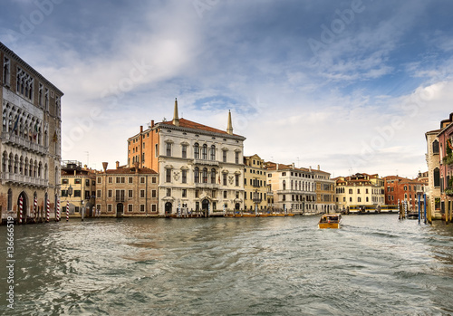 Canal Grande on the early morning in Venice, Italy