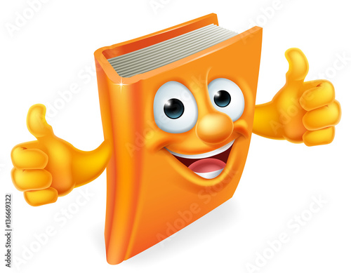 Cartoon Thumbs Up Book