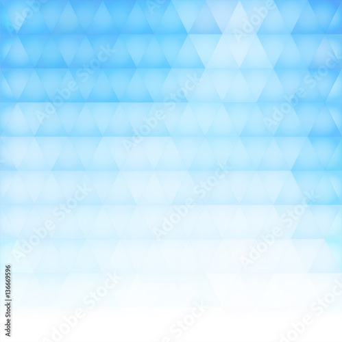 Abstract blue mosaic background