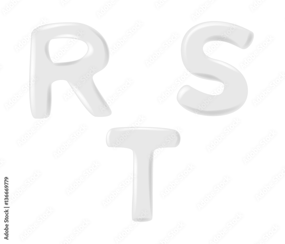 white foam lotion and milk alphabet font . vector white foam lotion and milk alphabet font . vector