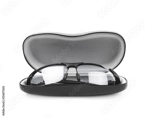 Pair of shade glasses isolated