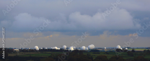 RAF Fylingdales Radar Base, North Yorkshire, England, UK. photo