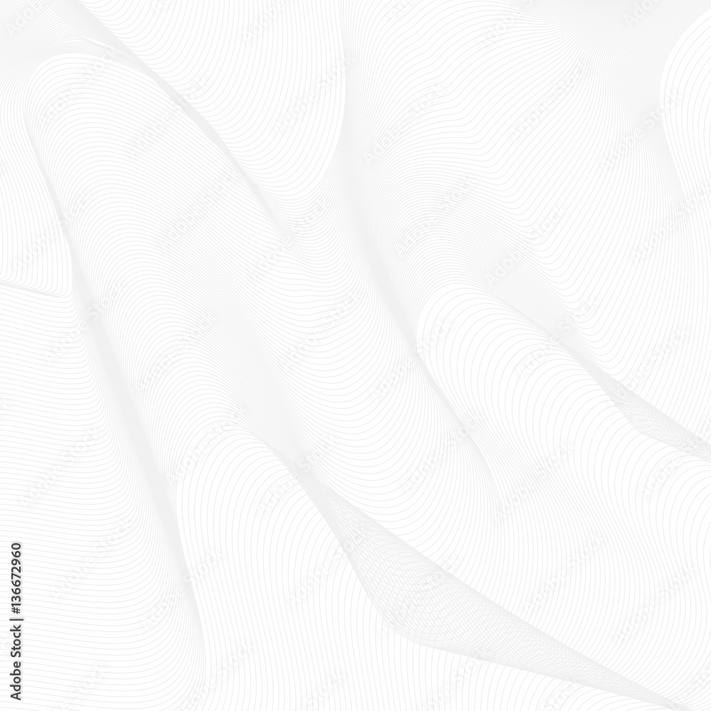 White abstract Wave lines background White abstract Wave lines background