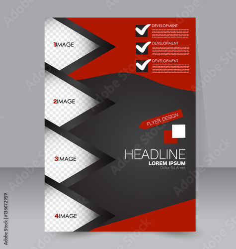 Abstract flyer design background. Brochure template. To be used for magazine cover business mockup education presentation report. 