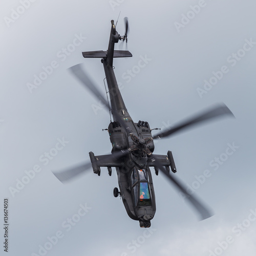 Dutch AH-64D Apache demo team at Fairford photo