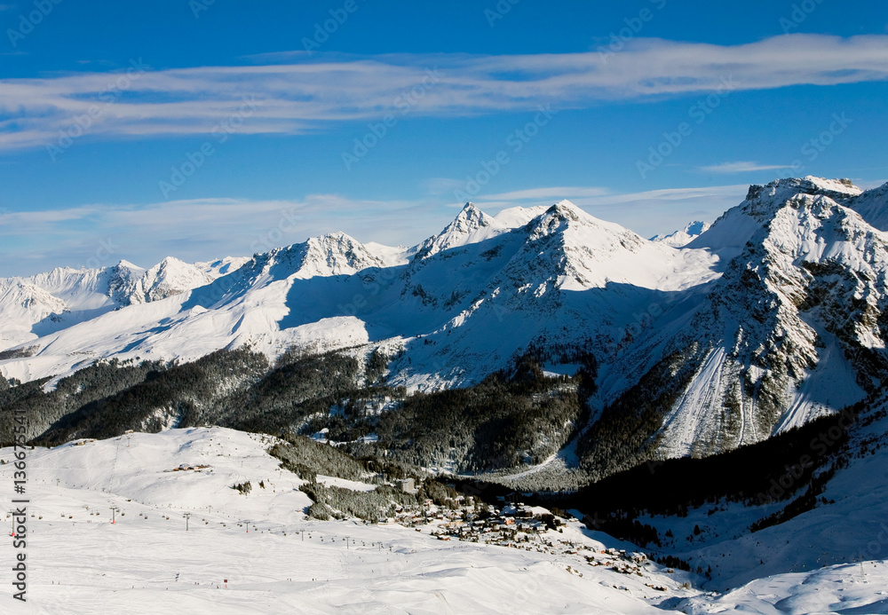 Winter Swiss Alps