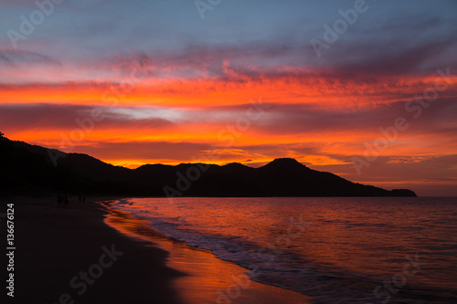 The sun goes down on Guanacaste
