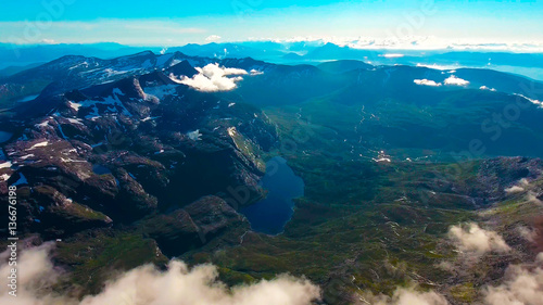 Aerial view, Norway