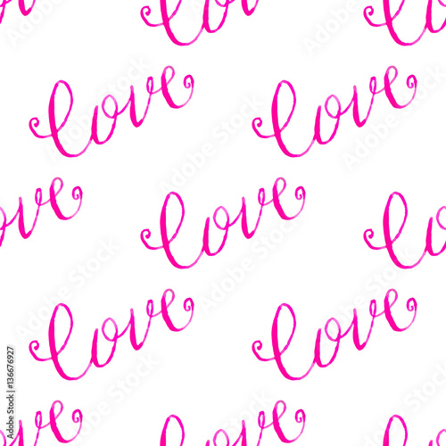 Watercolor seamless pattern.