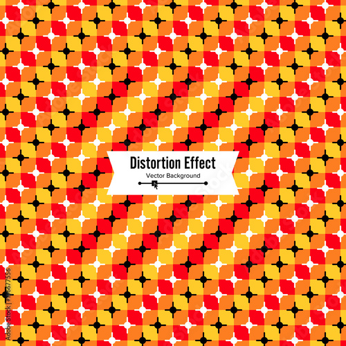 Optical Illusion. Vector 3d Art. Motion Dynamic Effect. Movement Executed In The Form. Geometric Magic Background.